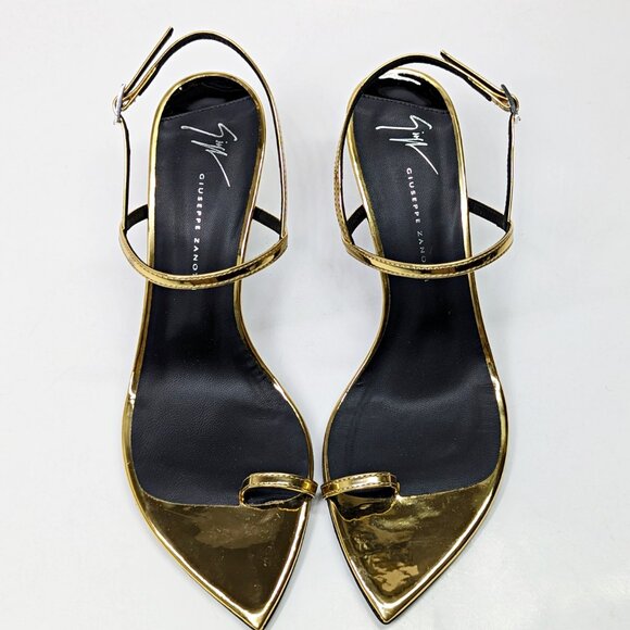 Giuseppe Zanotti Women's Symonne 70 Toe Ring Heel Sandals Size 37.5 (MSRP $795) - Picture 5 of 11
